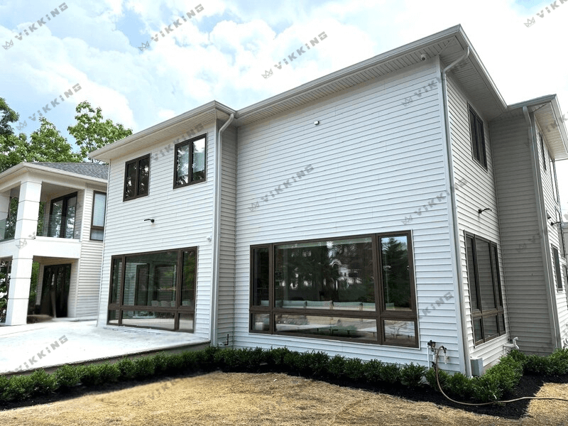 Nowoczesne energooszczędne okna PVC z wysoką izolacją termiczną do luksusowych domów